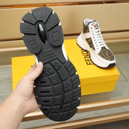Cheap Fendi High Tops Casual Shoes For Men #1400177 Replica Wholesale [$98.00 USD] [ITEM#1400177] on Replica Fendi High Tops Casual Shoes