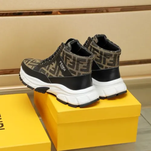 Cheap Fendi High Tops Casual Shoes For Men #1400179 Replica Wholesale [$98.00 USD] [ITEM#1400179] on Replica Fendi High Tops Casual Shoes