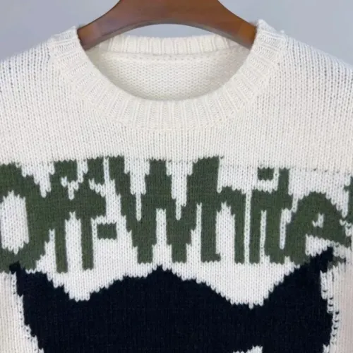 Cheap Off-White Sweaters Long Sleeved For Unisex #1400241 Replica Wholesale [$48.00 USD] [ITEM#1400241] on Replica Off-White Sweaters
