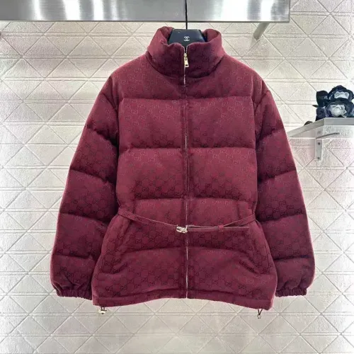 Cheap Gucci Down Feather Coat Long Sleeved For Women #1400407 Replica Wholesale [$128.00 USD] [ITEM#1400407] on Replica Gucci Down Feather Coat