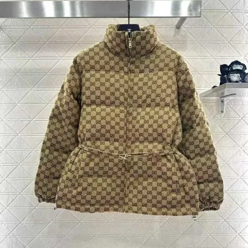 Cheap Gucci Down Feather Coat Long Sleeved For Women #1400408 Replica Wholesale [$128.00 USD] [ITEM#1400408] on Replica Gucci Down Feather Coat