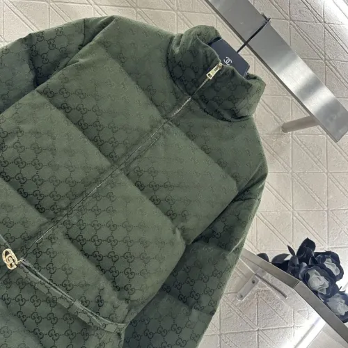 Cheap Gucci Down Feather Coat Long Sleeved For Women #1400409 Replica Wholesale [$128.00 USD] [ITEM#1400409] on Replica Gucci Down Feather Coat