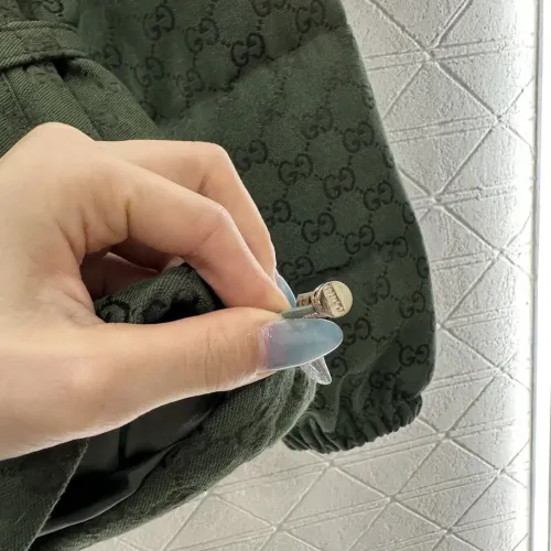 Cheap Gucci Down Feather Coat Long Sleeved For Women #1400409 Replica Wholesale [$128.00 USD] [ITEM#1400409] on Replica Gucci Down Feather Coat