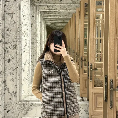 Cheap Moncler Down Feather Coat Sleeveless For Women #1400417 Replica Wholesale [$112.00 USD] [ITEM#1400417] on Replica Moncler Down Feather Coat