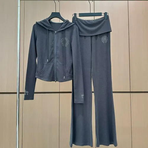 Cheap Chrome Hearts Tracksuits Long Sleeved For Women #1400431 Replica Wholesale [$102.00 USD] [ITEM#1400431] on Replica Chrome Hearts Tracksuits