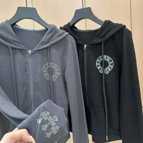 Cheap Chrome Hearts Tracksuits Long Sleeved For Women #1400432 Replica Wholesale [$102.00 USD] [ITEM#1400432] on Replica Chrome Hearts Tracksuits