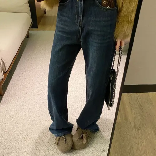 Cheap Louis Vuitton LV Jeans For Women #1400433 Replica Wholesale [$85.00 USD] [ITEM#1400433] on Replica Louis Vuitton LV Jeans