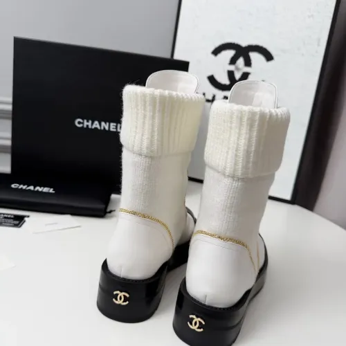 Cheap Chanel Boots For Women #1400602 Replica Wholesale [$122.00 USD] [ITEM#1400602] on Replica Chanel Boots
