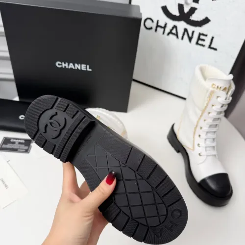 Cheap Chanel Boots For Women #1400602 Replica Wholesale [$122.00 USD] [ITEM#1400602] on Replica Chanel Boots