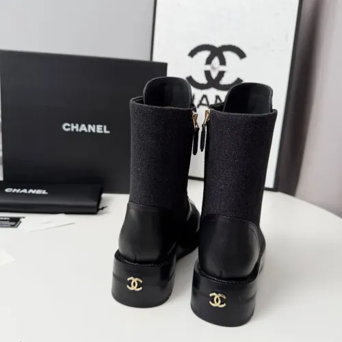Cheap Chanel Boots For Women #1400605 Replica Wholesale [$122.00 USD] [ITEM#1400605] on Replica Chanel Boots