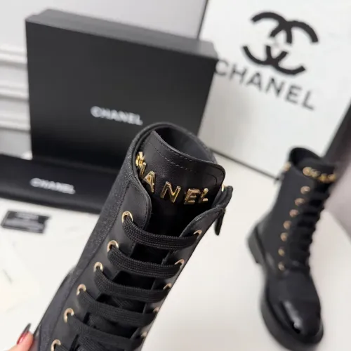 Cheap Chanel Boots For Women #1400605 Replica Wholesale [$122.00 USD] [ITEM#1400605] on Replica Chanel Boots
