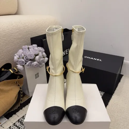 Cheap Chanel Boots For Women #1400610 Replica Wholesale [$130.00 USD] [ITEM#1400610] on Replica Chanel Boots