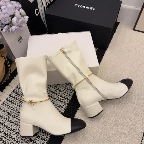 Cheap Chanel Boots For Women #1400610 Replica Wholesale [$130.00 USD] [ITEM#1400610] on Replica Chanel Boots