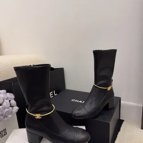 Cheap Chanel Boots For Women #1400612 Replica Wholesale [$130.00 USD] [ITEM#1400612] on Replica Chanel Boots