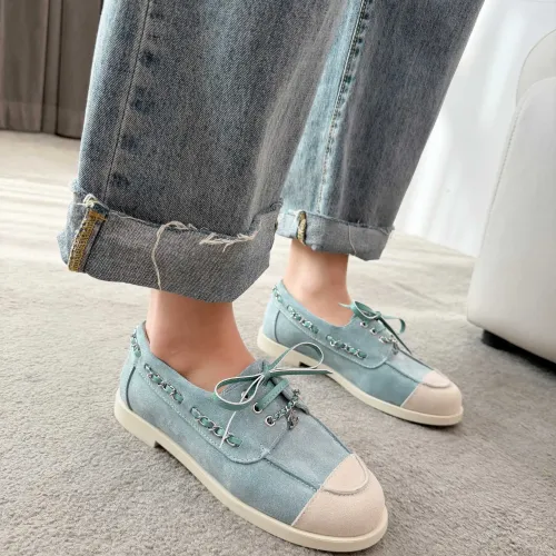 Cheap Chanel Flat Shoes For Women #1400632 Replica Wholesale [$98.00 USD] [ITEM#1400632] on Replica Chanel Flat Shoes
