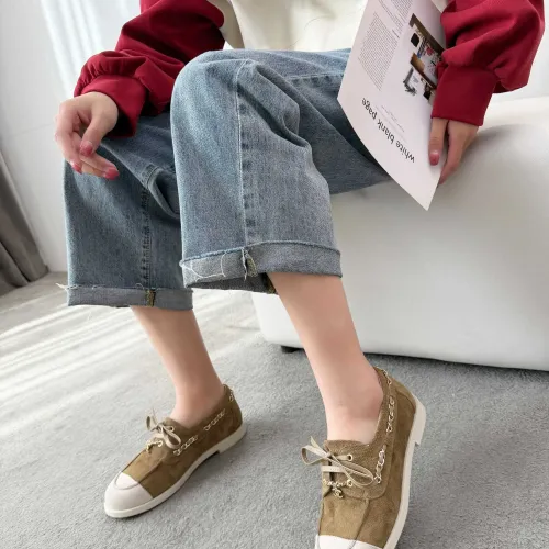 Cheap Chanel Flat Shoes For Women #1400634 Replica Wholesale [$98.00 USD] [ITEM#1400634] on Replica Chanel Flat Shoes