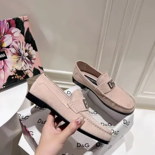 Cheap Dolce &amp; Gabbana D&amp;G Leather Shoes For Women #1400752 Replica Wholesale [$118.00 USD] [ITEM#1400752] on Replica Dolce &amp; Gabbana D&amp;G Leather Shoes