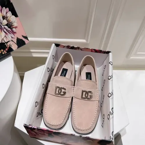 Cheap Dolce &amp; Gabbana D&amp;G Leather Shoes For Women #1400752 Replica Wholesale [$118.00 USD] [ITEM#1400752] on Replica Dolce &amp; Gabbana D&amp;G Leather Shoes