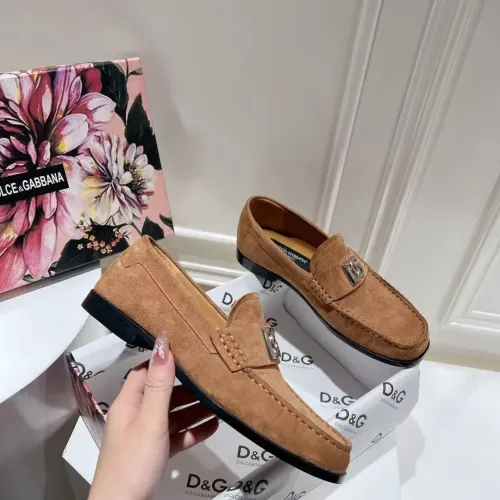 Cheap Dolce &amp; Gabbana D&amp;G Leather Shoes For Women #1400753 Replica Wholesale [$118.00 USD] [ITEM#1400753] on Replica Dolce &amp; Gabbana D&amp;G Leather Shoes