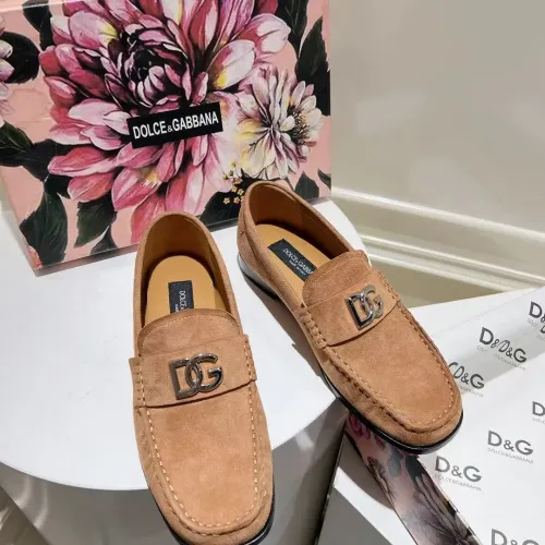 Cheap Dolce &amp; Gabbana D&amp;G Leather Shoes For Women #1400753 Replica Wholesale [$118.00 USD] [ITEM#1400753] on Replica Dolce &amp; Gabbana D&amp;G Leather Shoes