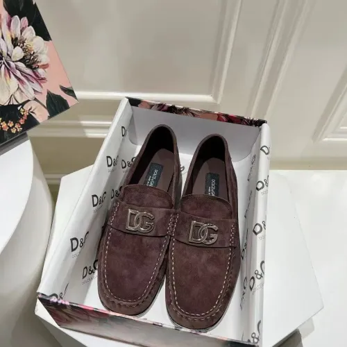 Cheap Dolce &amp; Gabbana D&amp;G Leather Shoes For Women #1400754 Replica Wholesale [$118.00 USD] [ITEM#1400754] on Replica Dolce &amp; Gabbana D&amp;G Leather Shoes