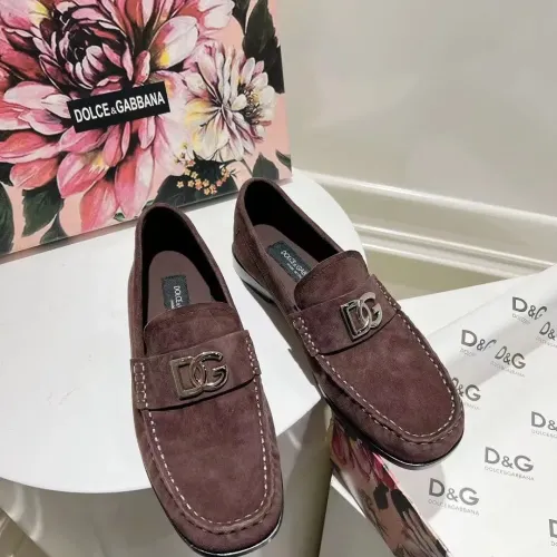 Cheap Dolce &amp; Gabbana D&amp;G Leather Shoes For Women #1400754 Replica Wholesale [$118.00 USD] [ITEM#1400754] on Replica Dolce &amp; Gabbana D&amp;G Leather Shoes