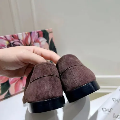 Cheap Dolce &amp; Gabbana D&amp;G Leather Shoes For Women #1400754 Replica Wholesale [$118.00 USD] [ITEM#1400754] on Replica Dolce &amp; Gabbana D&amp;G Leather Shoes