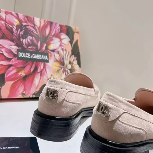 Cheap Dolce &amp; Gabbana D&amp;G Leather Shoes For Women #1400756 Replica Wholesale [$122.00 USD] [ITEM#1400756] on Replica Dolce &amp; Gabbana D&amp;G Leather Shoes