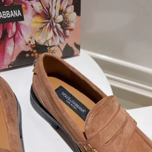 Cheap Dolce &amp; Gabbana D&amp;G Leather Shoes For Women #1400757 Replica Wholesale [$122.00 USD] [ITEM#1400757] on Replica Dolce &amp; Gabbana D&amp;G Leather Shoes