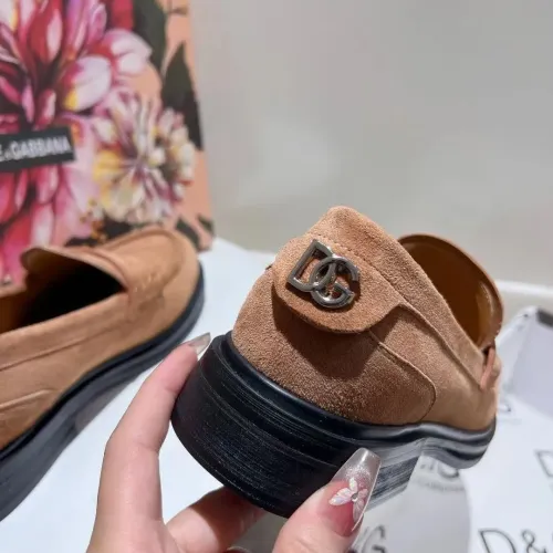 Cheap Dolce &amp; Gabbana D&amp;G Leather Shoes For Women #1400757 Replica Wholesale [$122.00 USD] [ITEM#1400757] on Replica Dolce &amp; Gabbana D&amp;G Leather Shoes
