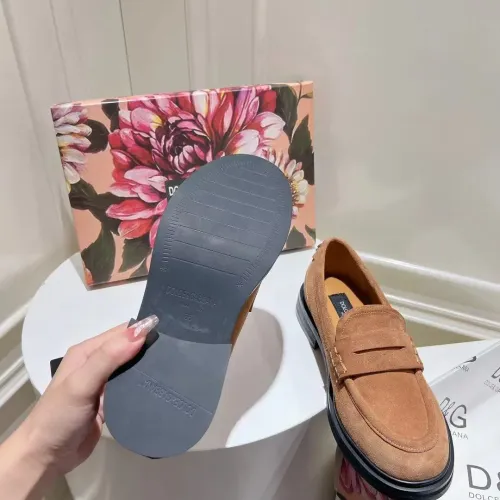 Cheap Dolce &amp; Gabbana D&amp;G Leather Shoes For Women #1400757 Replica Wholesale [$122.00 USD] [ITEM#1400757] on Replica Dolce &amp; Gabbana D&amp;G Leather Shoes