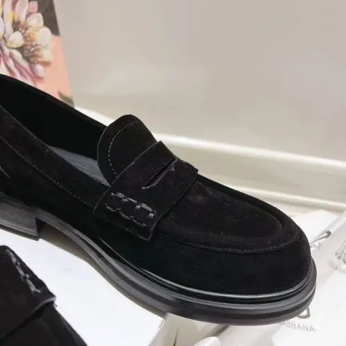 Cheap Dolce &amp; Gabbana D&amp;G Leather Shoes For Women #1400758 Replica Wholesale [$122.00 USD] [ITEM#1400758] on Replica Dolce &amp; Gabbana D&amp;G Leather Shoes
