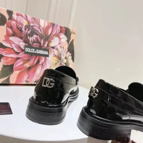 Cheap Dolce &amp; Gabbana D&amp;G Leather Shoes For Women #1400759 Replica Wholesale [$122.00 USD] [ITEM#1400759] on Replica Dolce &amp; Gabbana D&amp;G Leather Shoes