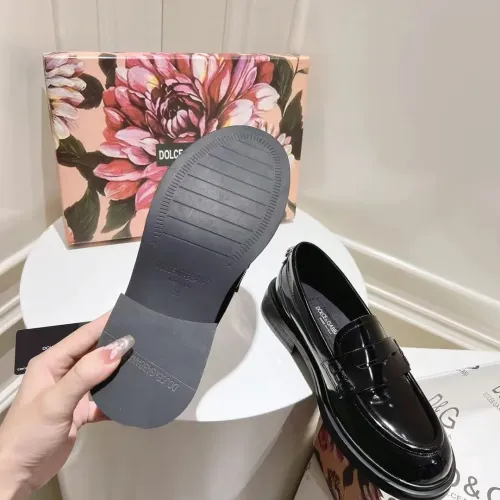 Cheap Dolce &amp; Gabbana D&amp;G Leather Shoes For Women #1400759 Replica Wholesale [$122.00 USD] [ITEM#1400759] on Replica Dolce &amp; Gabbana D&amp;G Leather Shoes