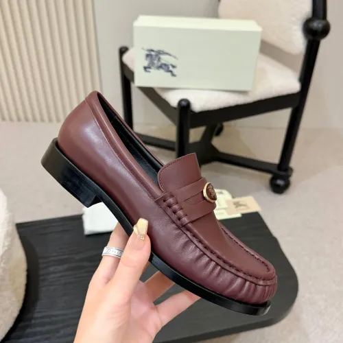 Cheap Burberry Leather Shoes For Women #1400776 Replica Wholesale [$112.00 USD] [ITEM#1400776] on Replica Burberry Leather Shoes
