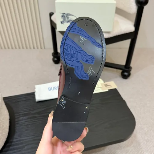 Cheap Burberry Leather Shoes For Women #1400776 Replica Wholesale [$112.00 USD] [ITEM#1400776] on Replica Burberry Leather Shoes