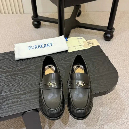 Cheap Burberry Leather Shoes For Women #1400777 Replica Wholesale [$112.00 USD] [ITEM#1400777] on Replica Burberry Leather Shoes