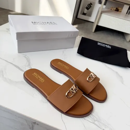 Cheap Michael Kors Slippers For Women #1400785 Replica Wholesale [$82.00 USD] [ITEM#1400785] on Replica Michael Kors Slippers