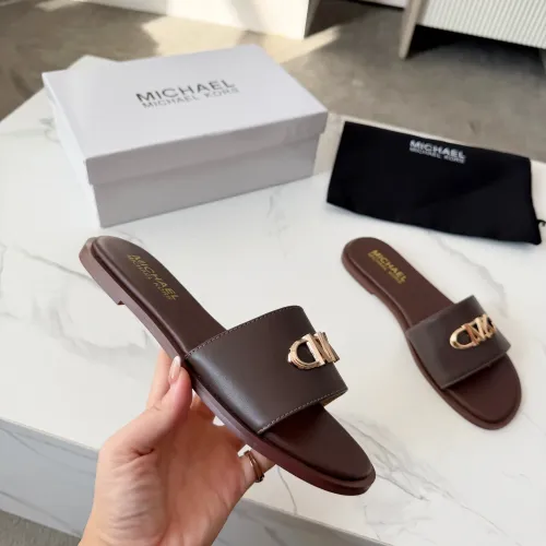 Cheap Michael Kors Slippers For Women #1400786 Replica Wholesale [$82.00 USD] [ITEM#1400786] on Replica Michael Kors Slippers