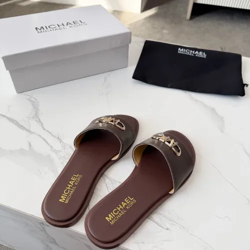 Cheap Michael Kors Slippers For Women #1400786 Replica Wholesale [$82.00 USD] [ITEM#1400786] on Replica Michael Kors Slippers