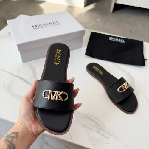 Cheap Michael Kors Slippers For Women #1400787 Replica Wholesale [$82.00 USD] [ITEM#1400787] on Replica Michael Kors Slippers