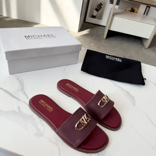 Cheap Michael Kors Slippers For Women #1400788 Replica Wholesale [$82.00 USD] [ITEM#1400788] on Replica Michael Kors Slippers