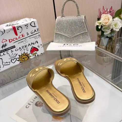 Cheap Dolce &amp; Gabbana D&amp;G Slippers For Women #1400790 Replica Wholesale [$82.00 USD] [ITEM#1400790] on Replica Dolce &amp; Gabbana D&amp;G Slippers