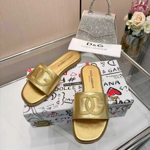 Cheap Dolce &amp; Gabbana D&amp;G Slippers For Women #1400790 Replica Wholesale [$82.00 USD] [ITEM#1400790] on Replica Dolce &amp; Gabbana D&amp;G Slippers