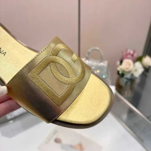Cheap Dolce &amp; Gabbana D&amp;G Slippers For Women #1400790 Replica Wholesale [$82.00 USD] [ITEM#1400790] on Replica Dolce &amp; Gabbana D&amp;G Slippers
