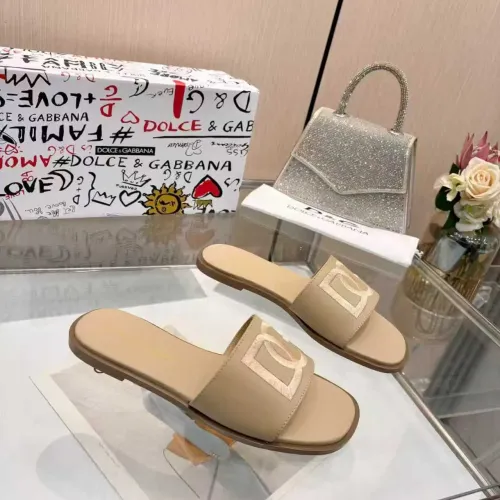 Cheap Dolce &amp; Gabbana D&amp;G Slippers For Women #1400791 Replica Wholesale [$82.00 USD] [ITEM#1400791] on Replica Dolce &amp; Gabbana D&amp;G Slippers