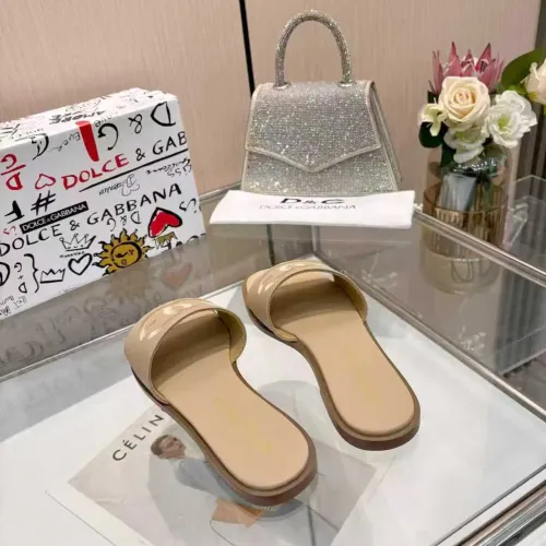 Cheap Dolce &amp; Gabbana D&amp;G Slippers For Women #1400791 Replica Wholesale [$82.00 USD] [ITEM#1400791] on Replica Dolce &amp; Gabbana D&amp;G Slippers