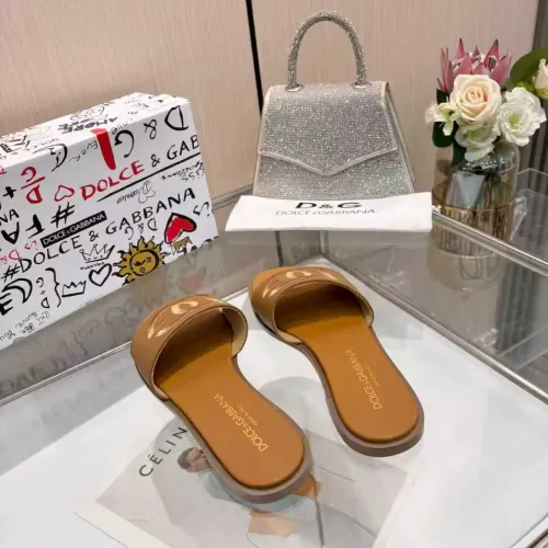Cheap Dolce &amp; Gabbana D&amp;G Slippers For Women #1400792 Replica Wholesale [$82.00 USD] [ITEM#1400792] on Replica Dolce &amp; Gabbana D&amp;G Slippers