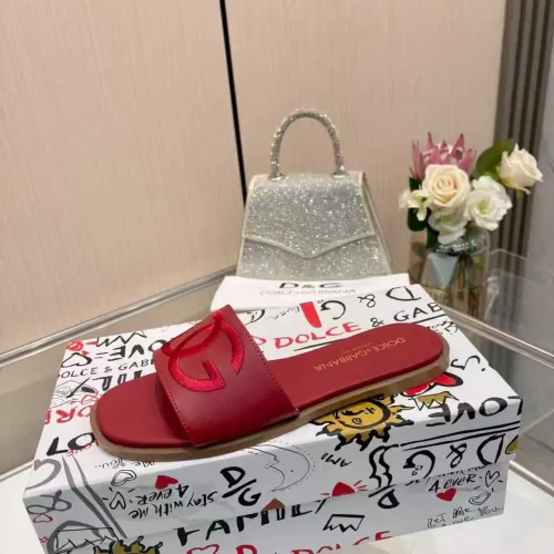 Cheap Dolce &amp; Gabbana D&amp;G Slippers For Women #1400793 Replica Wholesale [$82.00 USD] [ITEM#1400793] on Replica Dolce &amp; Gabbana D&amp;G Slippers