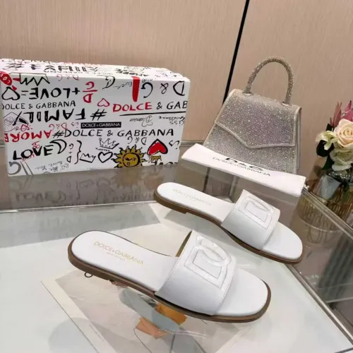 Cheap Dolce &amp; Gabbana D&amp;G Slippers For Women #1400794 Replica Wholesale [$82.00 USD] [ITEM#1400794] on Replica Dolce &amp; Gabbana D&amp;G Slippers